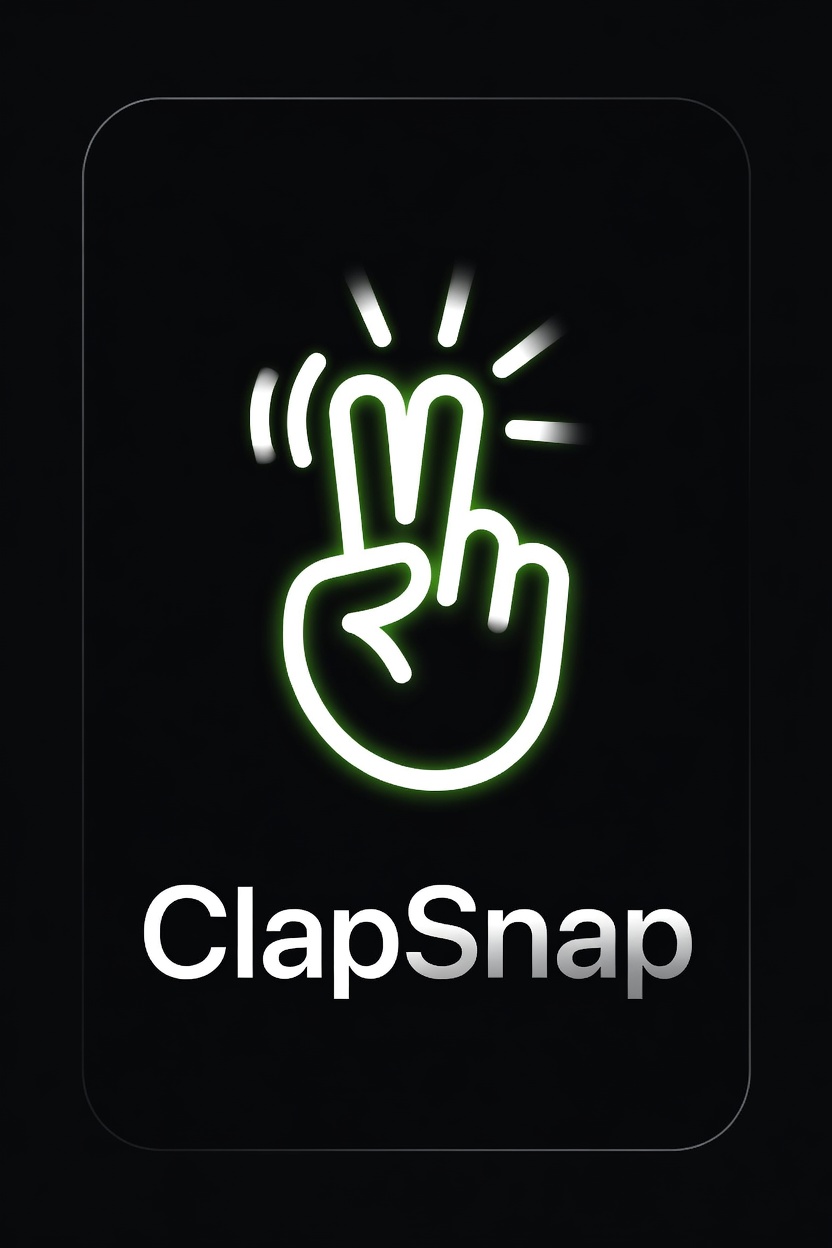 ClapSnap — Clap to Launch Your Mac, Wave to Control It logo